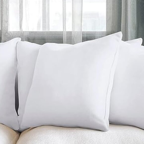 New! *Set/2* Square 22" x 22" Throw Pillow Inserts for 20" x 20" Cover - Picture 1 of 3